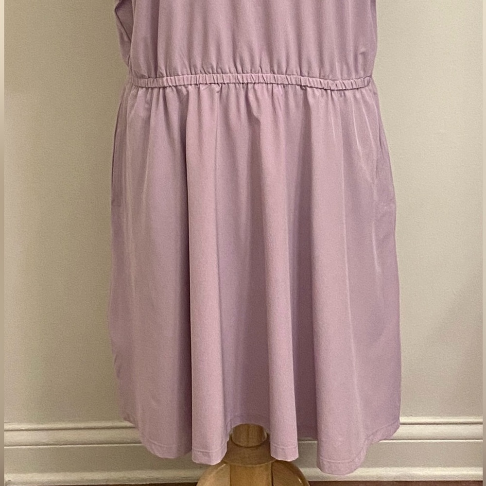 Duluth Trading Co Flexcellence Lilac Purple SZ 1X Minimalist Sporty Chic Dress - Picture 3 of 11